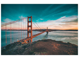 canvas-print-golden-gate-in-the-light