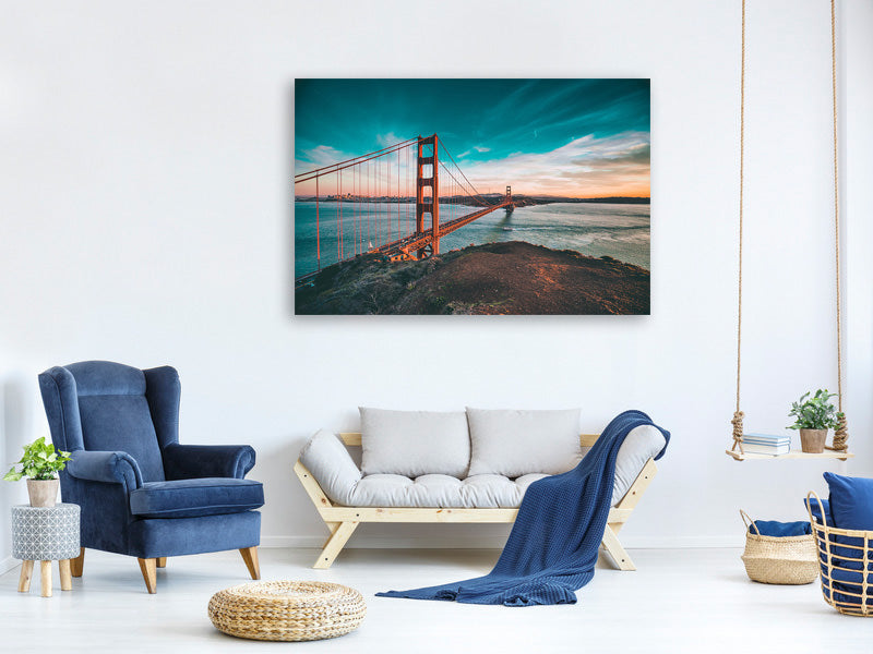 canvas-print-golden-gate-in-the-light