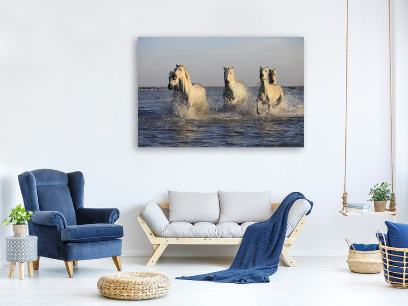 canvas-print-horses-in-the-sea