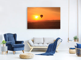 canvas-print-hot-air-balloon-at-sunset