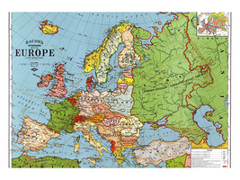 canvas-print-map-europe
