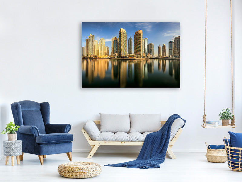 canvas-print-panoramic-dubai-marina