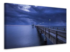 canvas-print-pier-at-night