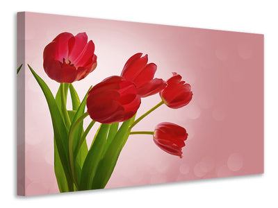 canvas-print-red-tulips-bouquet