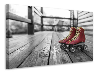 canvas-print-retro-roller-skates