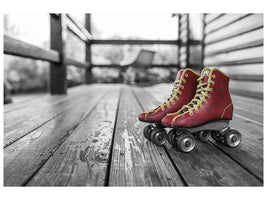 canvas-print-retro-roller-skates
