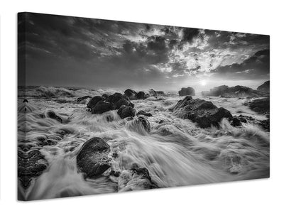 canvas-print-rough-sea-sunset-x