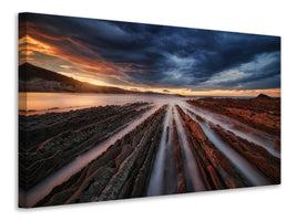 canvas-print-zumaia-flysch-vi