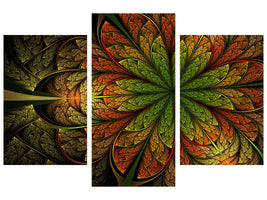 modern-3-piece-canvas-print-abstract-floral-pattern