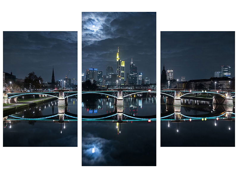 modern-3-piece-canvas-print-frankfurt-at-full-moon