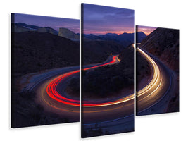 modern-3-piece-canvas-print-headlights-and-brake-lights