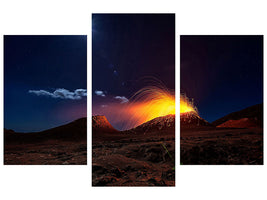 modern-3-piece-canvas-print-lava-flow-with-the-moon