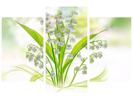 modern-3-piece-canvas-print-lily-of-the-valley-ii