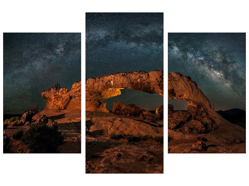 modern-3-piece-canvas-print-milky-way-over-the-sunset-arch