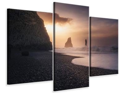 modern-3-piece-canvas-print-reynisfjara-sunrise