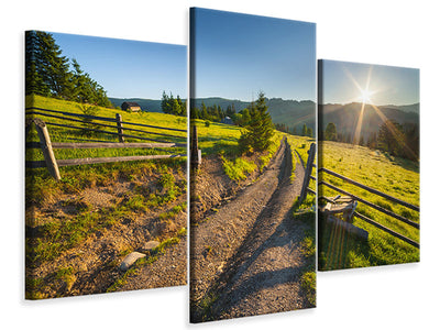 modern-3-piece-canvas-print-sunrise-at-mountain