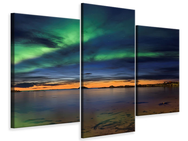 modern-3-piece-canvas-print-sunset-at-andenes