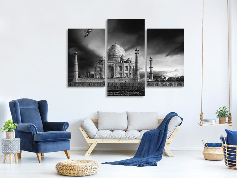 modern-3-piece-canvas-print-the-banks-of-the-jamuna-river