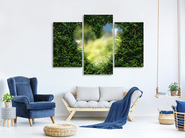 modern-3-piece-canvas-print-the-heart-in-the-hedge