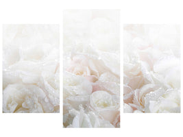 modern-3-piece-canvas-print-white-roses-in-the-morning-dew