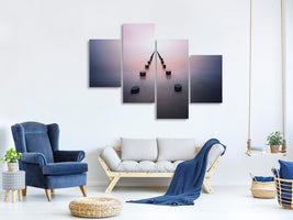 modern-4-piece-canvas-print-alone-in-the-silence