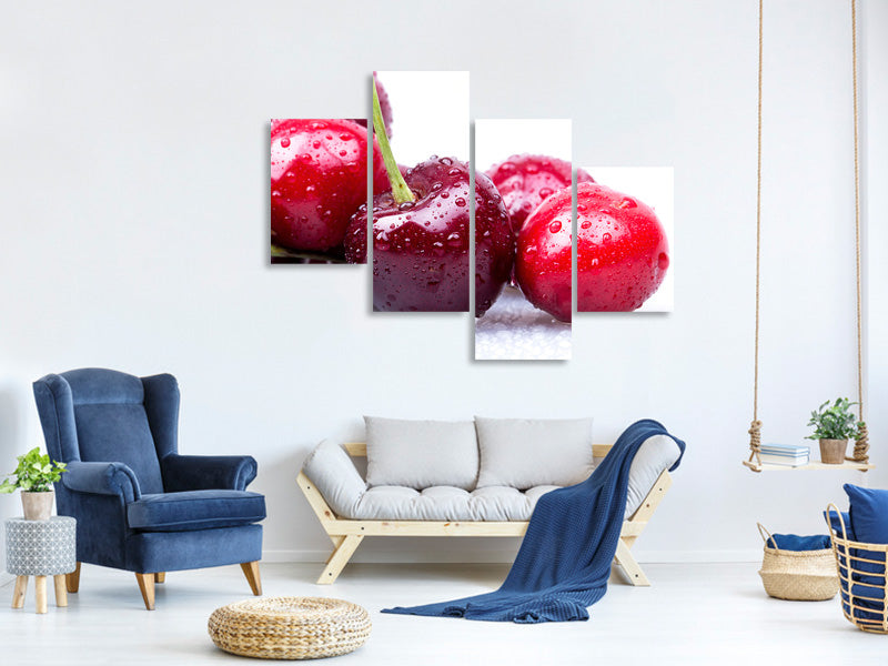 modern-4-piece-canvas-print-cherries
