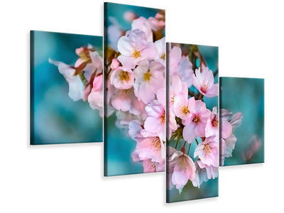 modern-4-piece-canvas-print-close-up-flower