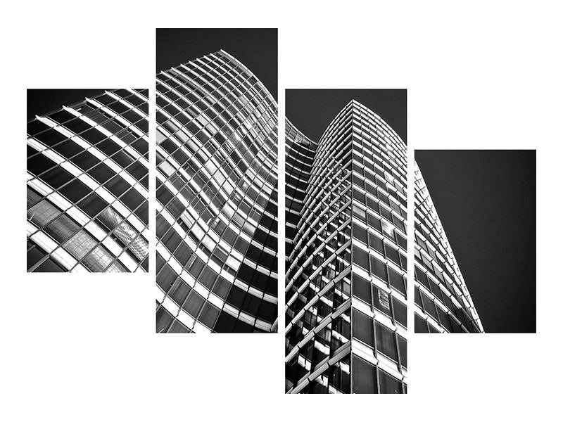 modern-4-piece-canvas-print-close-up-skyscraper