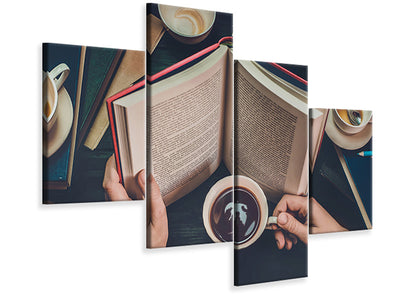 modern-4-piece-canvas-print-coffee-for-dreamers