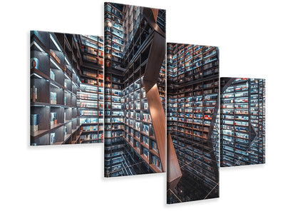 modern-4-piece-canvas-print-cool-bookstore