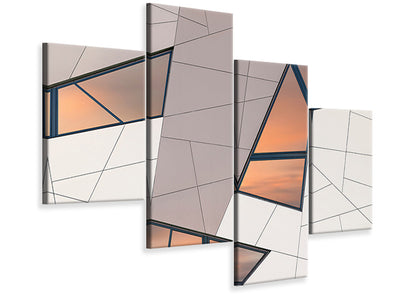 modern-4-piece-canvas-print-evening-reflection