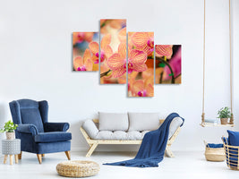 modern-4-piece-canvas-print-exotic-orchids