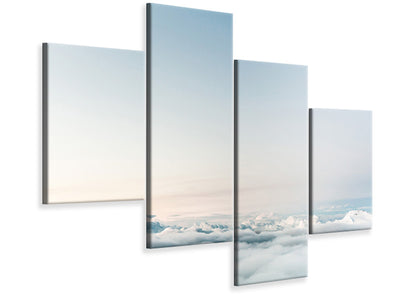 modern-4-piece-canvas-print-floating-above-the-clouds