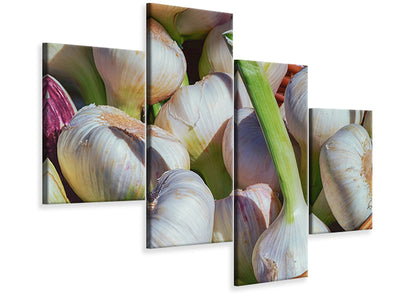 modern-4-piece-canvas-print-fresh-garlic