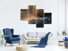modern-4-piece-canvas-print-go-home