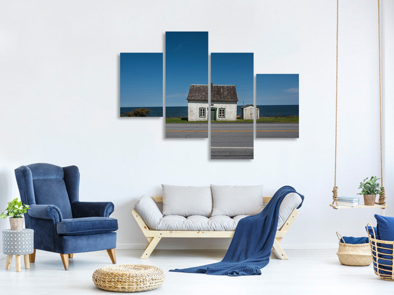 modern-4-piece-canvas-print-house-on-the-road