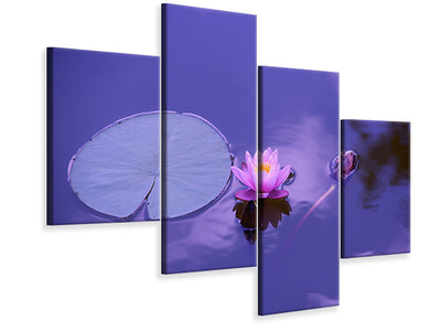 modern-4-piece-canvas-print-lotus-flower