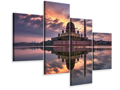 modern-4-piece-canvas-print-masjid-putrajaya