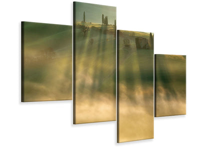 modern-4-piece-canvas-print-mist-ii