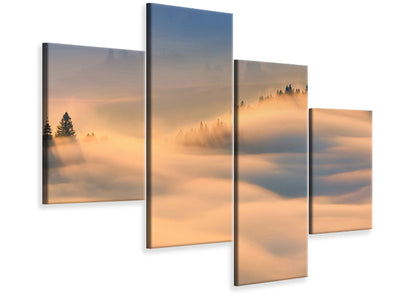modern-4-piece-canvas-print-misty-morning-a