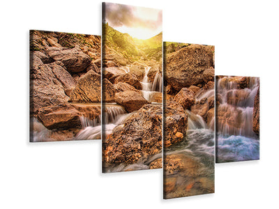 modern-4-piece-canvas-print-mountain-waters