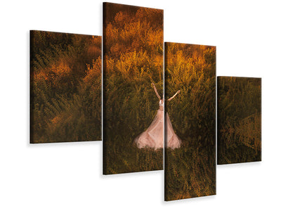 modern-4-piece-canvas-print-natalia-in-the-field