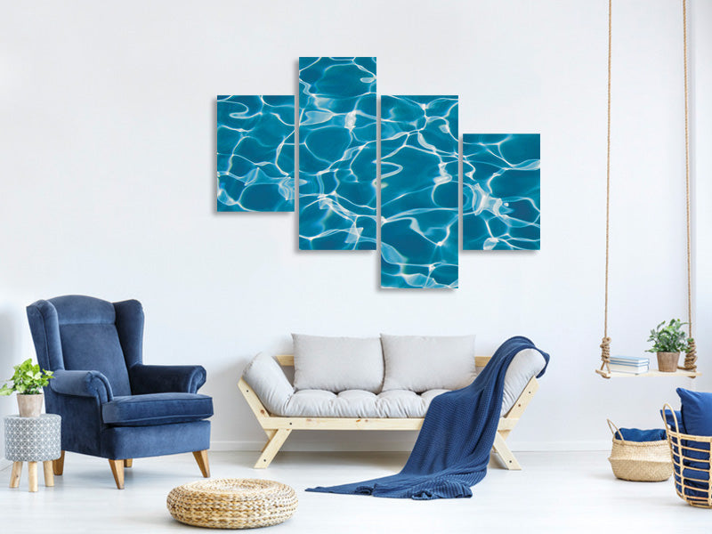 modern-4-piece-canvas-print-pool