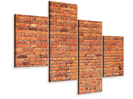 modern-4-piece-canvas-print-red-brick-wall-p