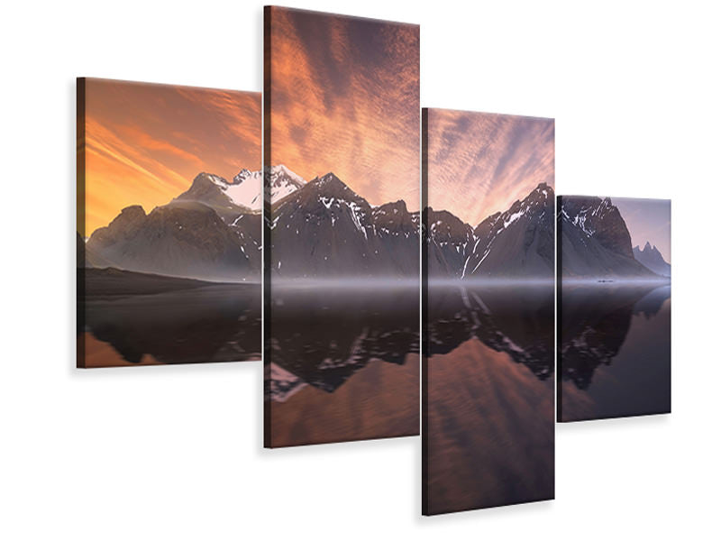 modern-4-piece-canvas-print-reflection-a