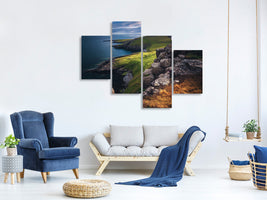 modern-4-piece-canvas-print-scotland-neist-point