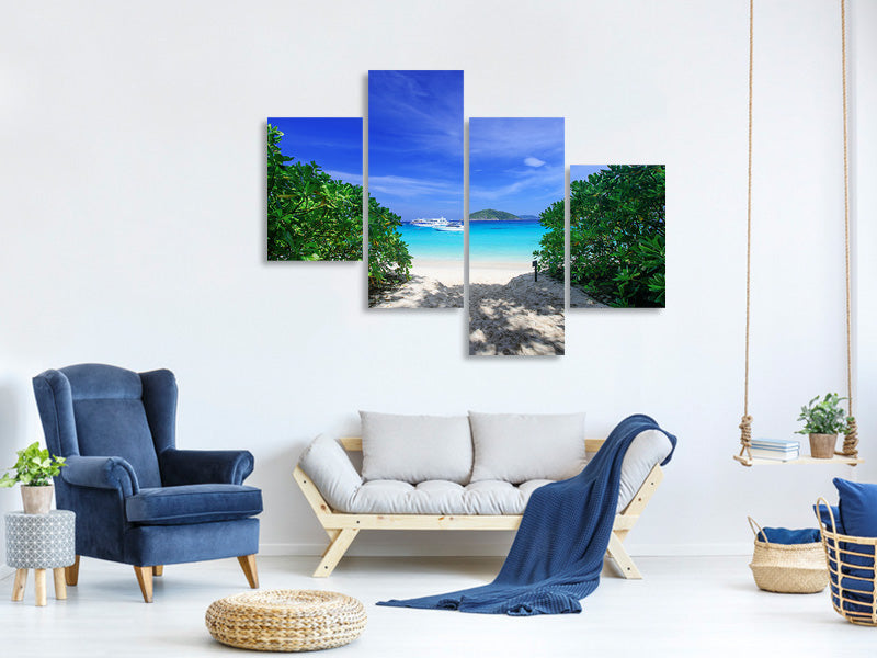 modern-4-piece-canvas-print-similan-islands