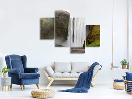modern-4-piece-canvas-print-skogafoss