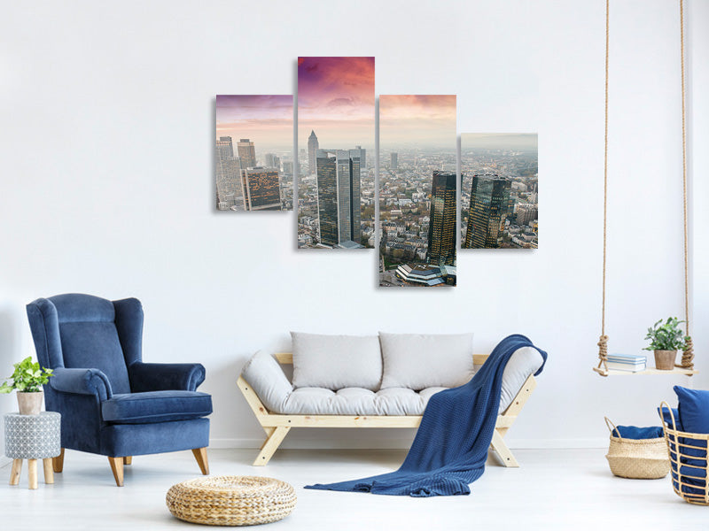 modern-4-piece-canvas-print-skyline-penthouse-in-new-york
