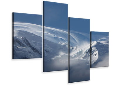 modern-4-piece-canvas-print-snow-landscape
